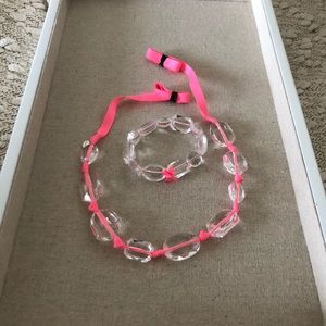 Girls’ collection necklace and bracelet set